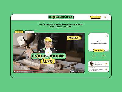 Ademe et CCCABTP, webserie Les Reconstructeurs