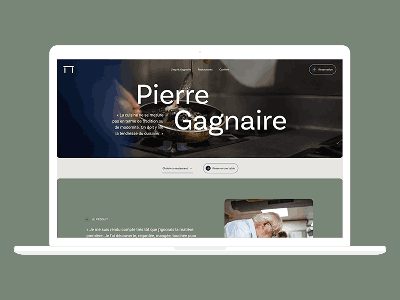 Pierre Gagnaire, site vitrine du chef étoilé