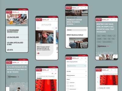 Idrac, refonte du site de l'école