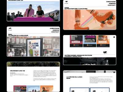 UI UX pour le site de l'agence La Chose